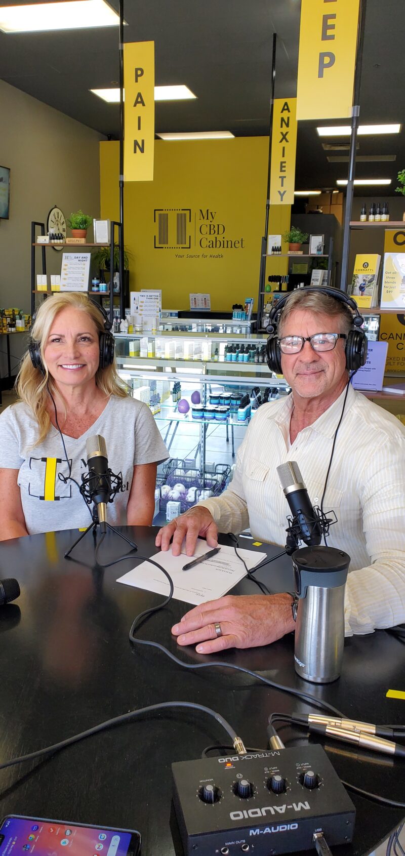The CBD Ed Show Hosts Ed and Kim Chaney